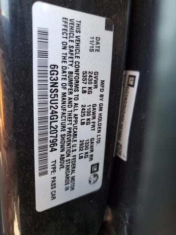 2016 CHEVROLET CAPRICE PO 6G3NS5U24GL207964