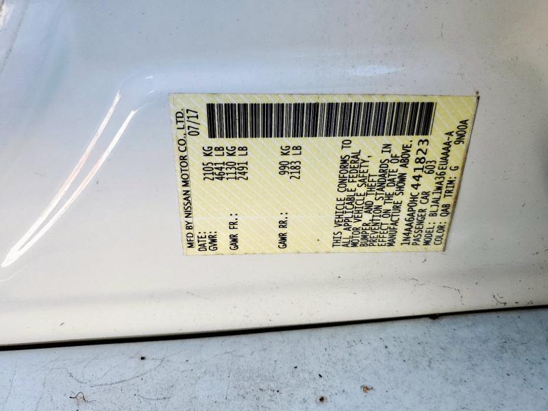 2017 NISSAN MAXIMA 3.5 - 1N4AA6AP0HC441823