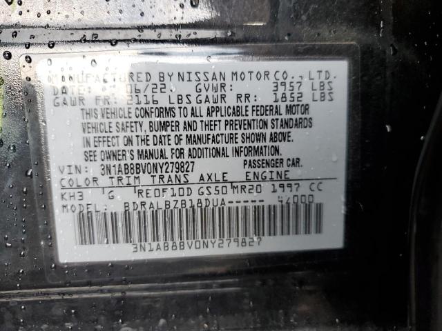 2022 NISSAN SENTRA S - 3N1AB8BV0NY279827
