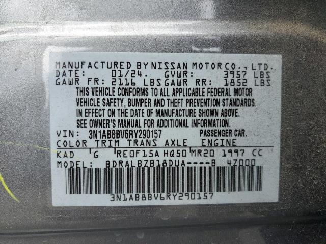 2024 NISSAN SENTRA S 3N1AB8BV6RY290157