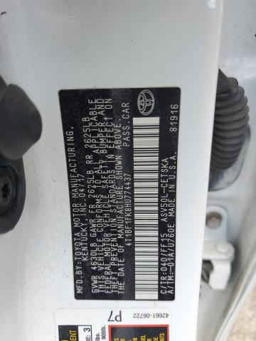 2017 TOYOTA CAMRY LE 4T1BF1FK8HU774437