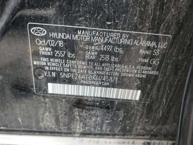 2019 HYUNDAI SONATA SE - 5NPE24AF8KH745871