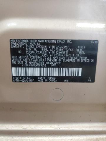 2011 TOYOTA RAV4 LIMIT - 2T3DF4DV8BW089652