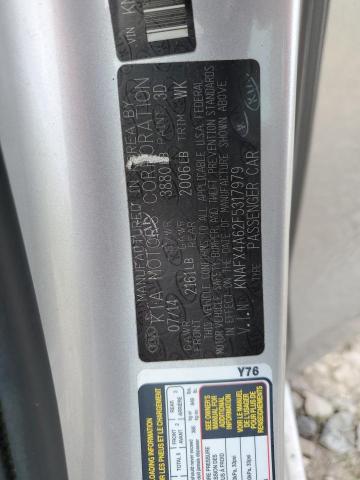 2015 KIA FORTE LX - KNAFX4A62F5317979