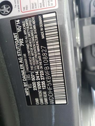 2015 MERCEDES-BENZ E 350 WDDHF5KB9FB108827