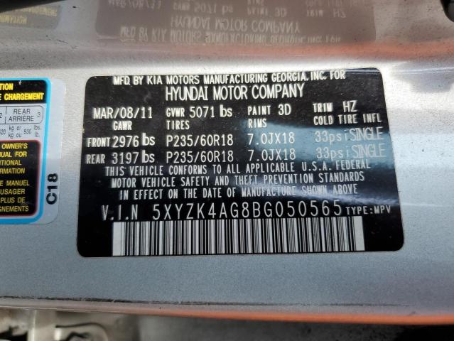 2011 HYUNDAI SANTA FE L - 5XYZK4AG8BG050565