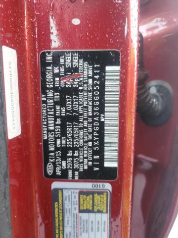 2016 KIA SORENTO LX 5XYPGDA36GG052411
