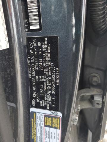 2019 KIA FORTE EX #3305304302