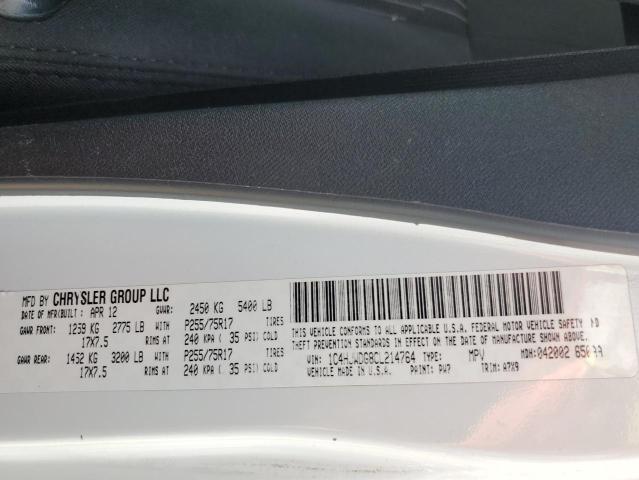 2012 JEEP WRANGLER U - 1C4HJWDG8CL214764