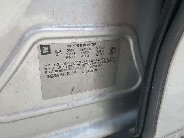 2015 BUICK LACROSSE 1G4GA5G39FF189175