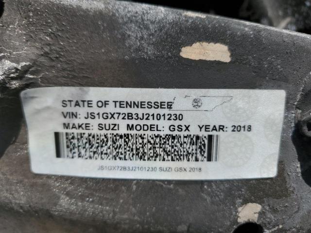 2018 SUZUKI GSX1300 RA JS1GX72B3J2101230