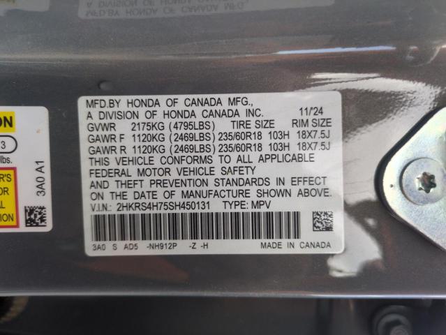 2025 HONDA CR-V EXL - 2HKRS4H75SH450131