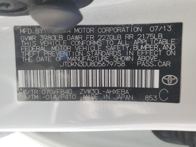 2013 TOYOTA PRIUS - JTDKN3DU8D5679758