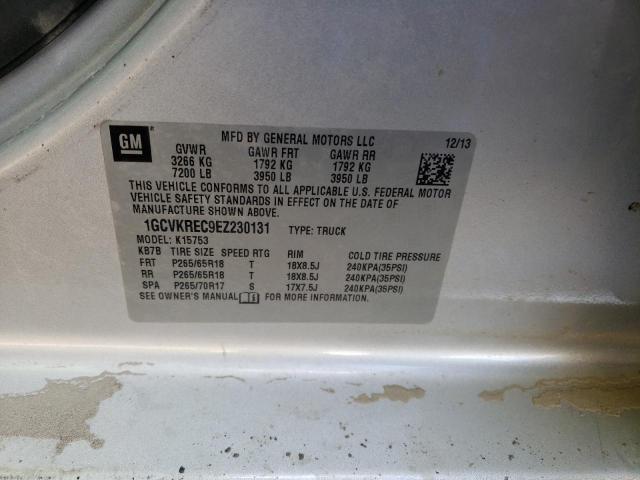 2014 CHEVROLET SILVERADO - 1GCVKREC9EZ230131