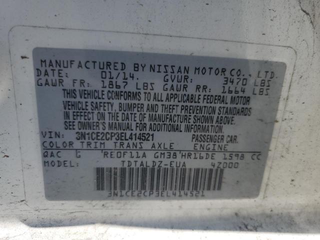 2014 NISSAN VERSA NOTE - 3N1CE2CP3EL414521