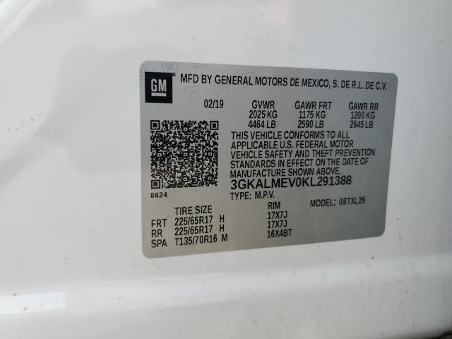 2019 GMC TERRAIN SL 3GKALMEV0KL291388
