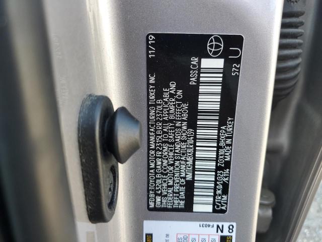 2020 TOYOTA C-HR XLE #3287604036