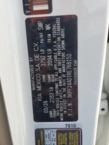 2024 KIA FORTE LX 3KPF24AD1RE768152