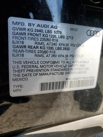 2024 AUDI Q5 PREMIUM WA1ABAFY7R2016550