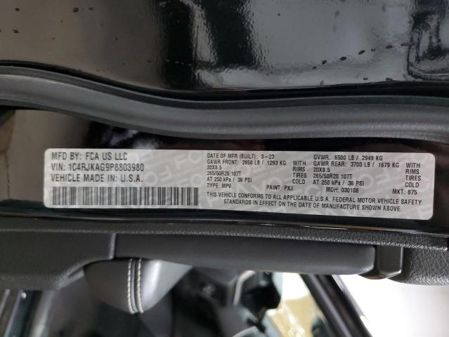 2023 JEEP GRAND CHER - 1C4RJKAG9P8803980