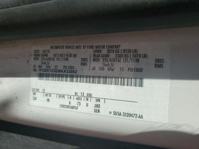 2022 FORD TRANSIT T- #3302948599