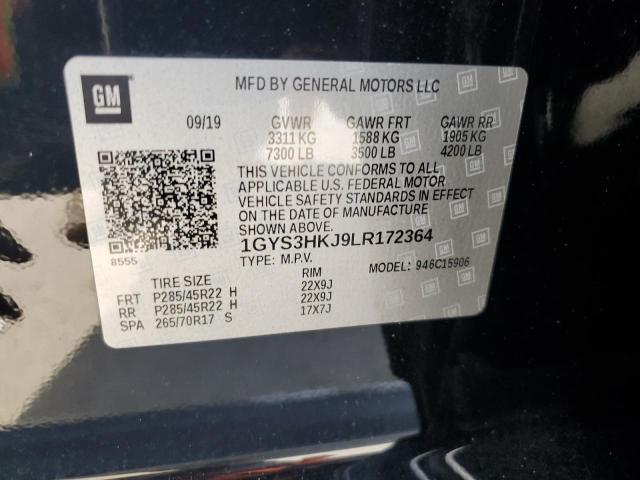 2020 CADILLAC ESCALADE E 1GYS3HKJ9LR172364