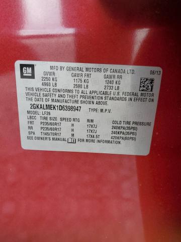 2013 GMC TERRAIN SL - 2GKALMEK1D6398947