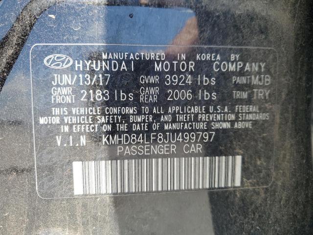 2018 HYUNDAI ELANTRA SE - KMHD84LF8JU499797