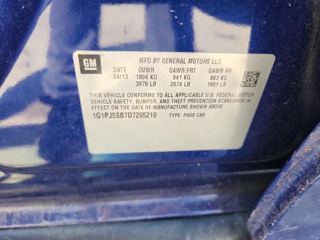 2013 CHEVROLET CRUZE ECO - 1G1PJ5SB7D7295210