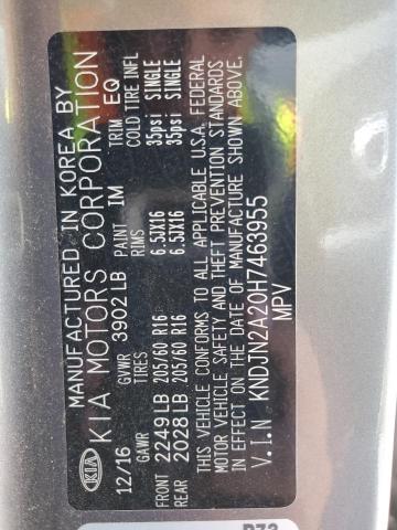 2017 KIA SOUL - KNDJN2A20H7463955