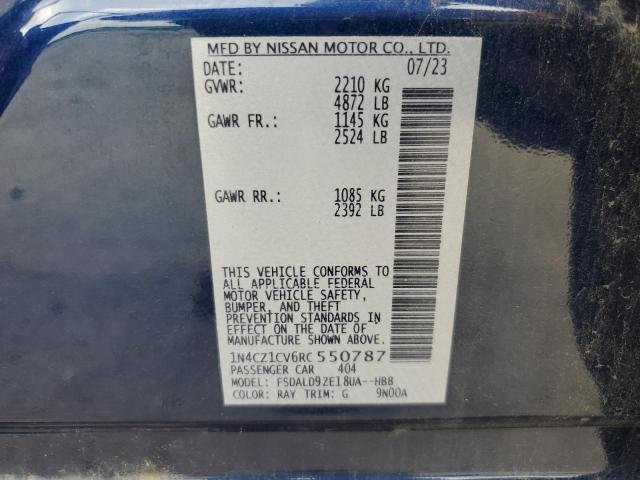2024 NISSAN LEAF SV PL 1N4CZ1CV6RC550787