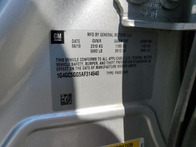 2010 BUICK LACROSSE C - 1G4GC5GG5AF314940
