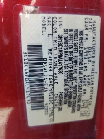 2010 NISSAN VERSA S - 3N1BC1AP0AL417630
