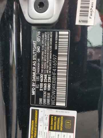 2017 MERCEDES-BENZ C 300 4MAT - WDDWJ4KB8HF416597