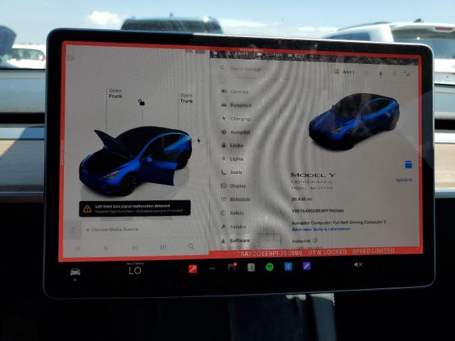 2023 TESLA MODEL Y 7SAYGDEE9PF750599