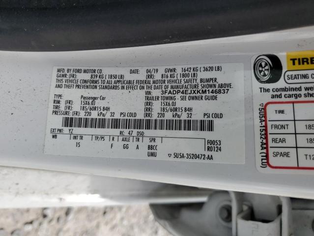 2019 FORD FIESTA SE - 3FADP4EJXKM146837