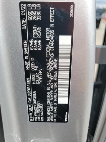 2022 VOLVO XC90 T6 MOMENTUM YV4A22PK2N1834836