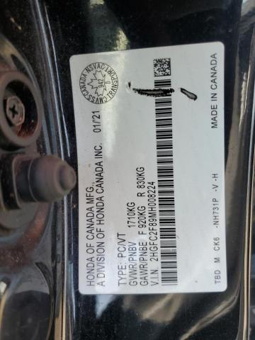 2021 HONDA CIVIC SPOR - 2HGFC2F89MH008224