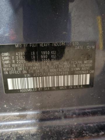 2017 SUBARU IMPREZA SP 4S3GTAL6XH3704308