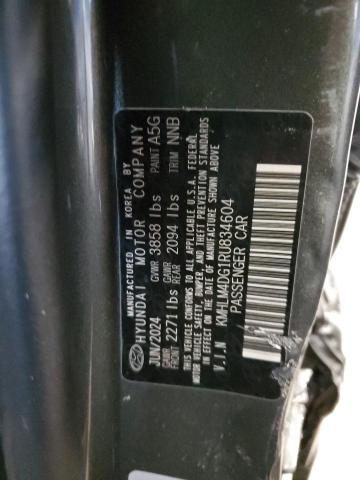 2024 HYUNDAI ELANTRA SE KMHLM4DG1RU834604