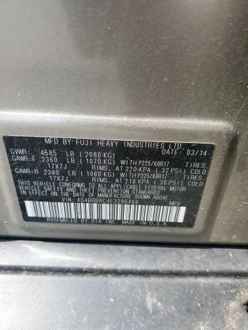 2014 SUBARU OUTBACK 2. - 4S4BRBAC4E3296466