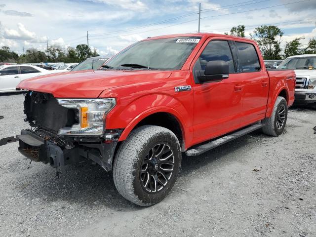 FORD F150 SUPER 2018 red  gas 1FTEW1CP6JFD41551 photo #1