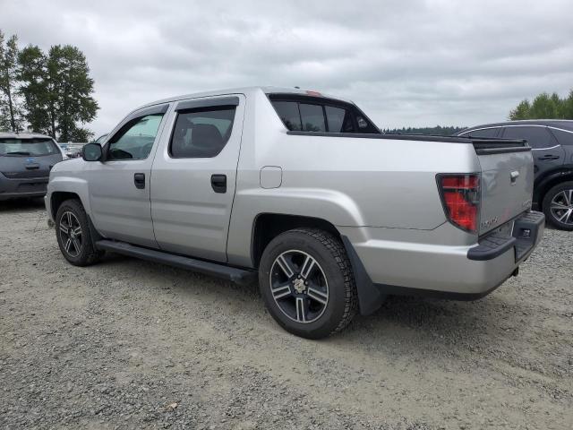 HONDA RIDGELINE 2014 silver  gas 5FPYK1F7XEB011983 photo #3