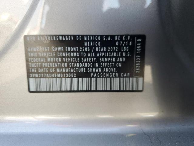 2015 VOLKSWAGEN GOLF 3VW217AU4FM013062