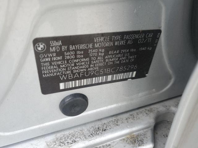 2011 BMW 550 XI - WBAFU9C51BC785296