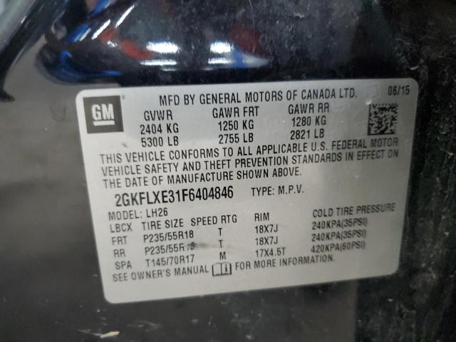 2015 GMC TERRAIN SLT 2GKFLXE31F6404846