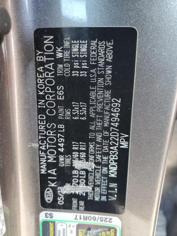 2013 KIA SPORTAGE B - KNDPB3A22D7494692