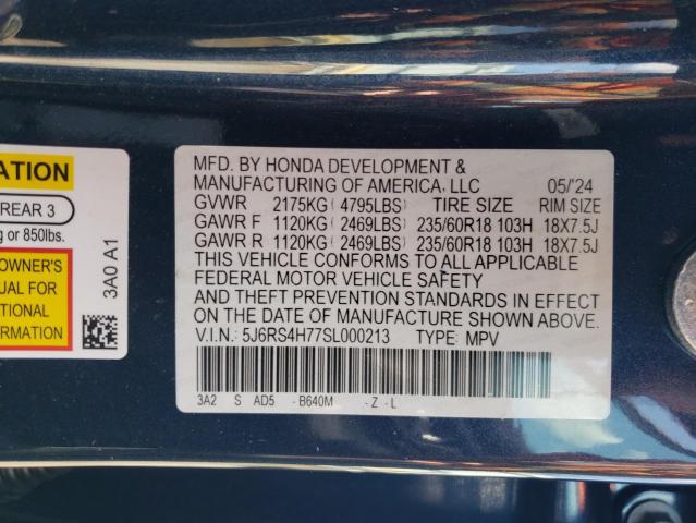 2025 HONDA CR-V EXL 5J6RS4H77SL000213