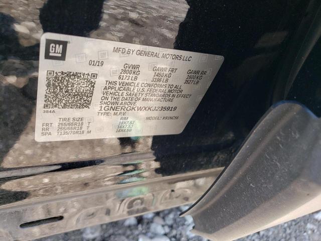 2019 CHEVROLET TRAVERSE L 1GNERGKWXKJ235919