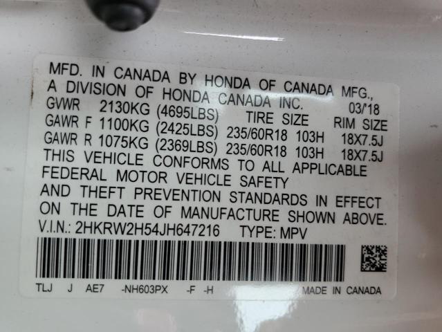 2018 HONDA CR-V EX 2HKRW2H54JH647216